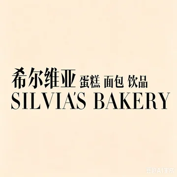 希尔维亚烘焙品牌 Logo